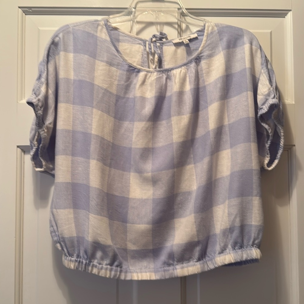 Like new checkered Madewell shirt